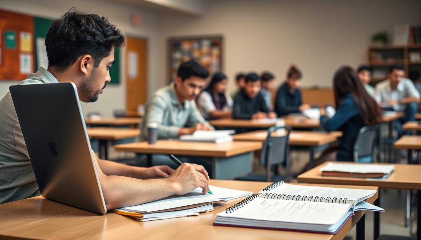 Students and educational resources in a modern learning environment